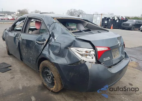 2015 Toyota Corolla Le from USA, damaged, VIN 2T1BURHE2FC344039